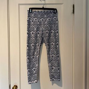 CK Bradley Navy and White Leggings
